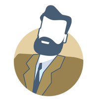Illustration of working professional