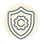 Forex trading course - shield icon