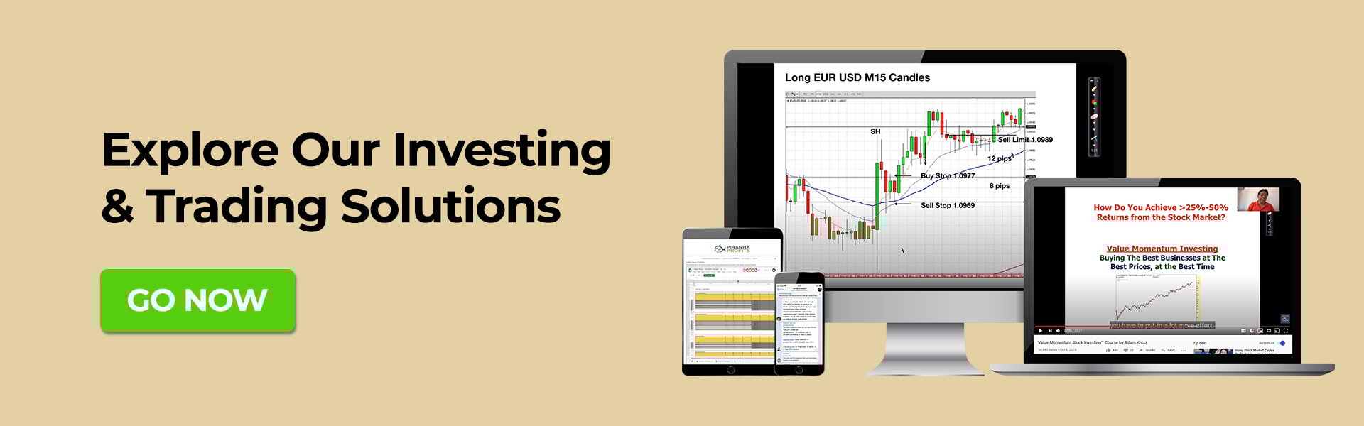 Explore Piranha Profits' Investing & Trading Solutions