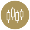 Stock trading icon