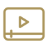 Video player icon for online trading course