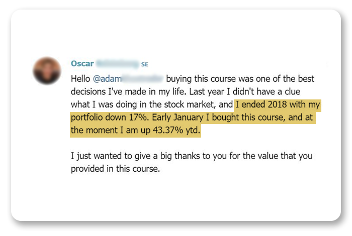 Value Momentum Investing course review - Oscar-1