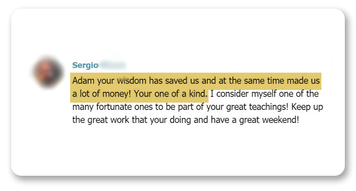 Value Momentum Investing course review - Sergio