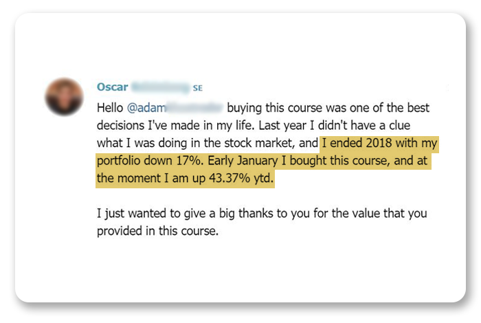 Value Momentum Investing course review - Oscar-1